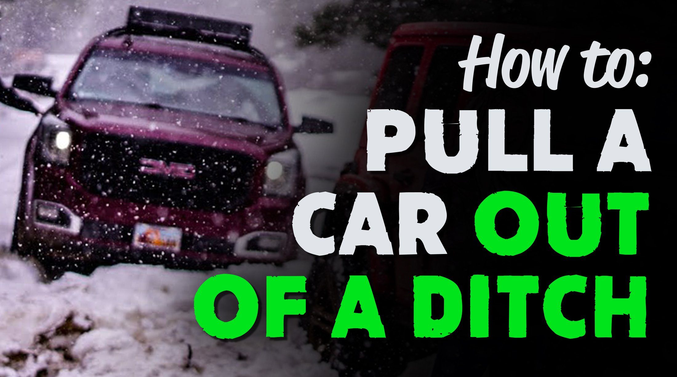 How to Pull Your Car out of a Ditch: Safe and Fast! – Rhino USA