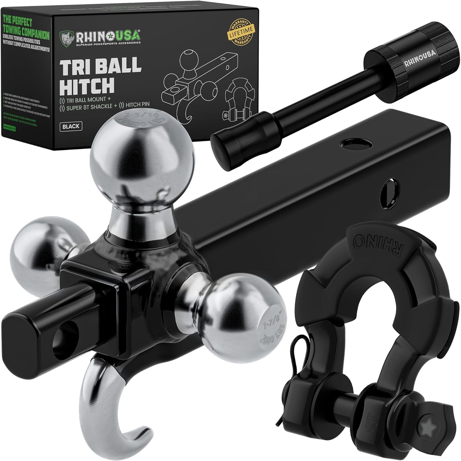 Tri-Ball Hitch (2" Receivers)