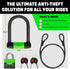 Heavy-Duty Bike Lock Set