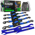 1" x 10' Retractable Ratchet Straps