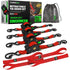 1" x 10' Retractable Ratchet Straps