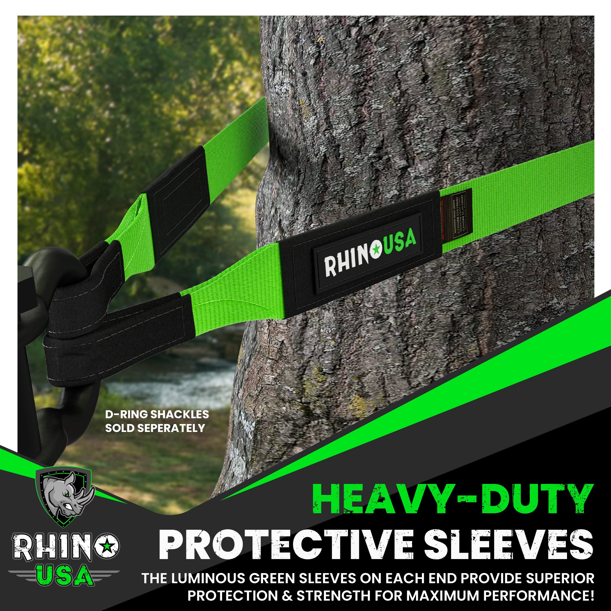 Best Recovery Tow Strap (3 Ultimate) - Rhino USA